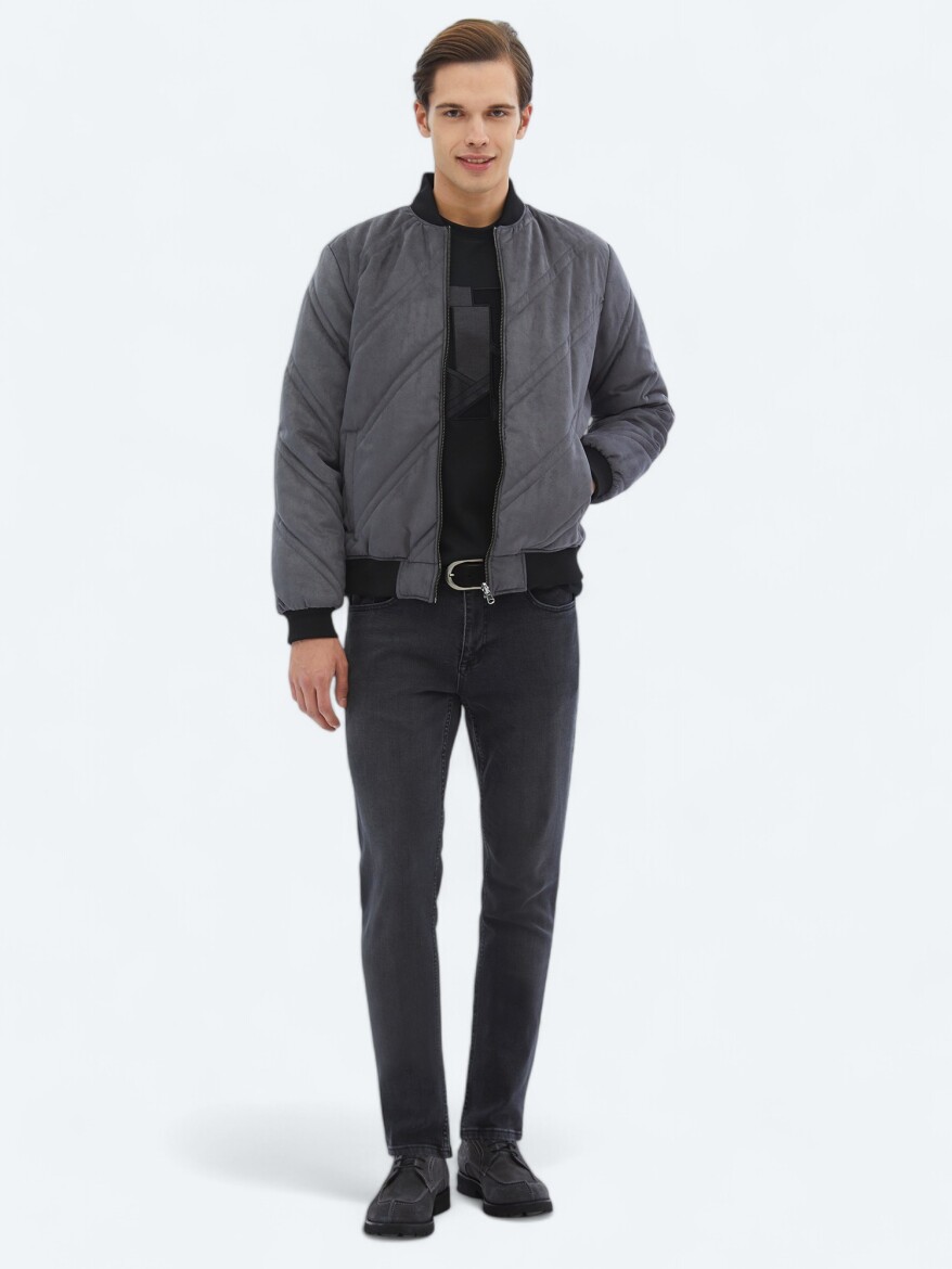 Hard Coal Regular Fit Turtleneck Casual Weaving Coat - 3