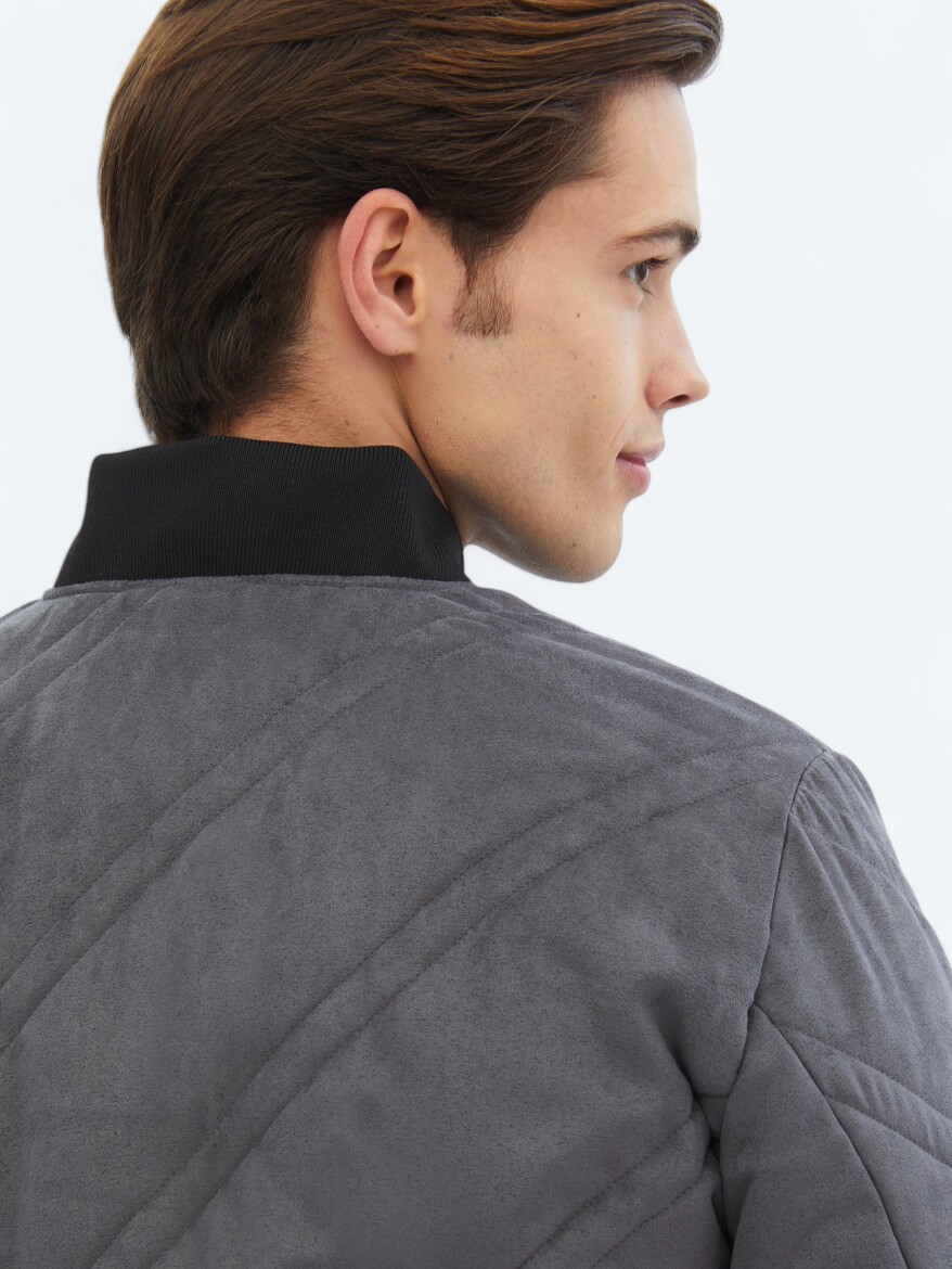 Hard Coal Regular Fit Turtleneck Casual Weaving Coat - 11