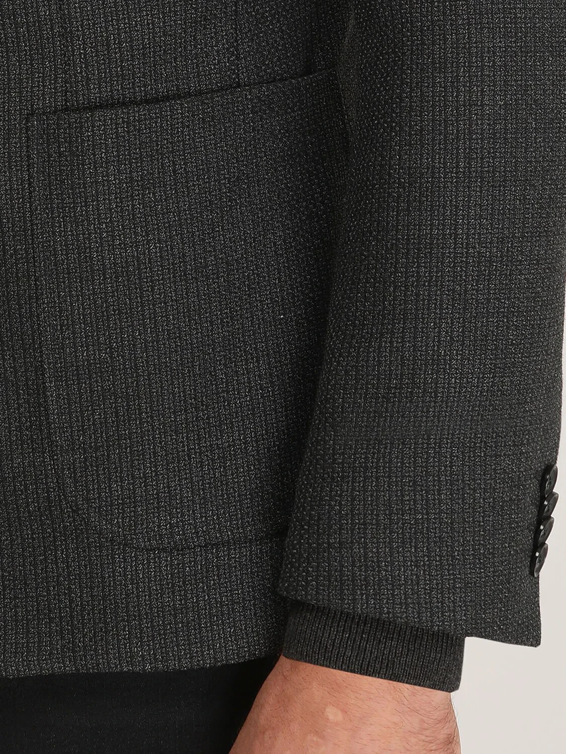 Hard Coal Striped Modern Fit Jacket - 5