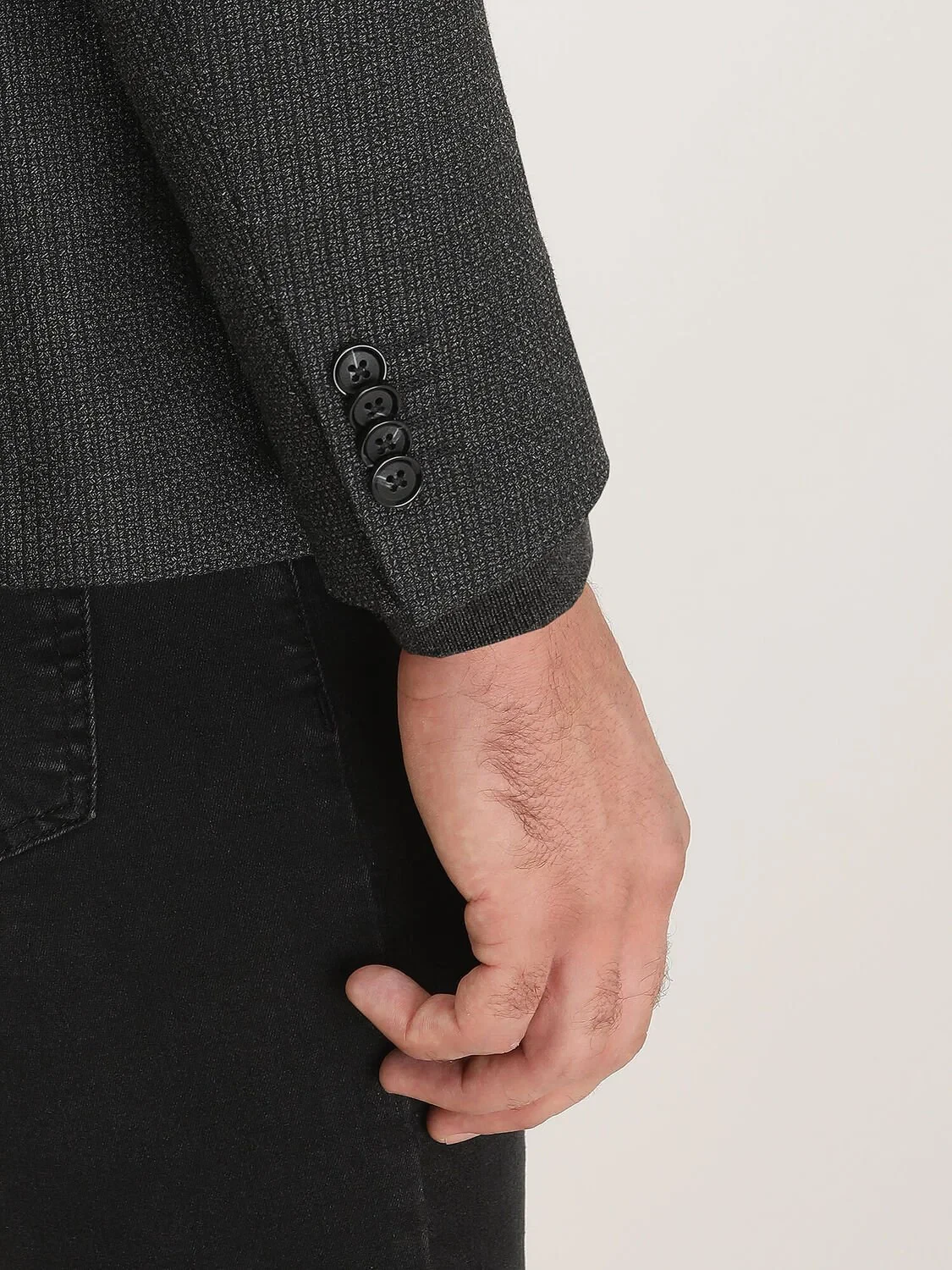 Hard Coal Striped Modern Fit Jacket - 6
