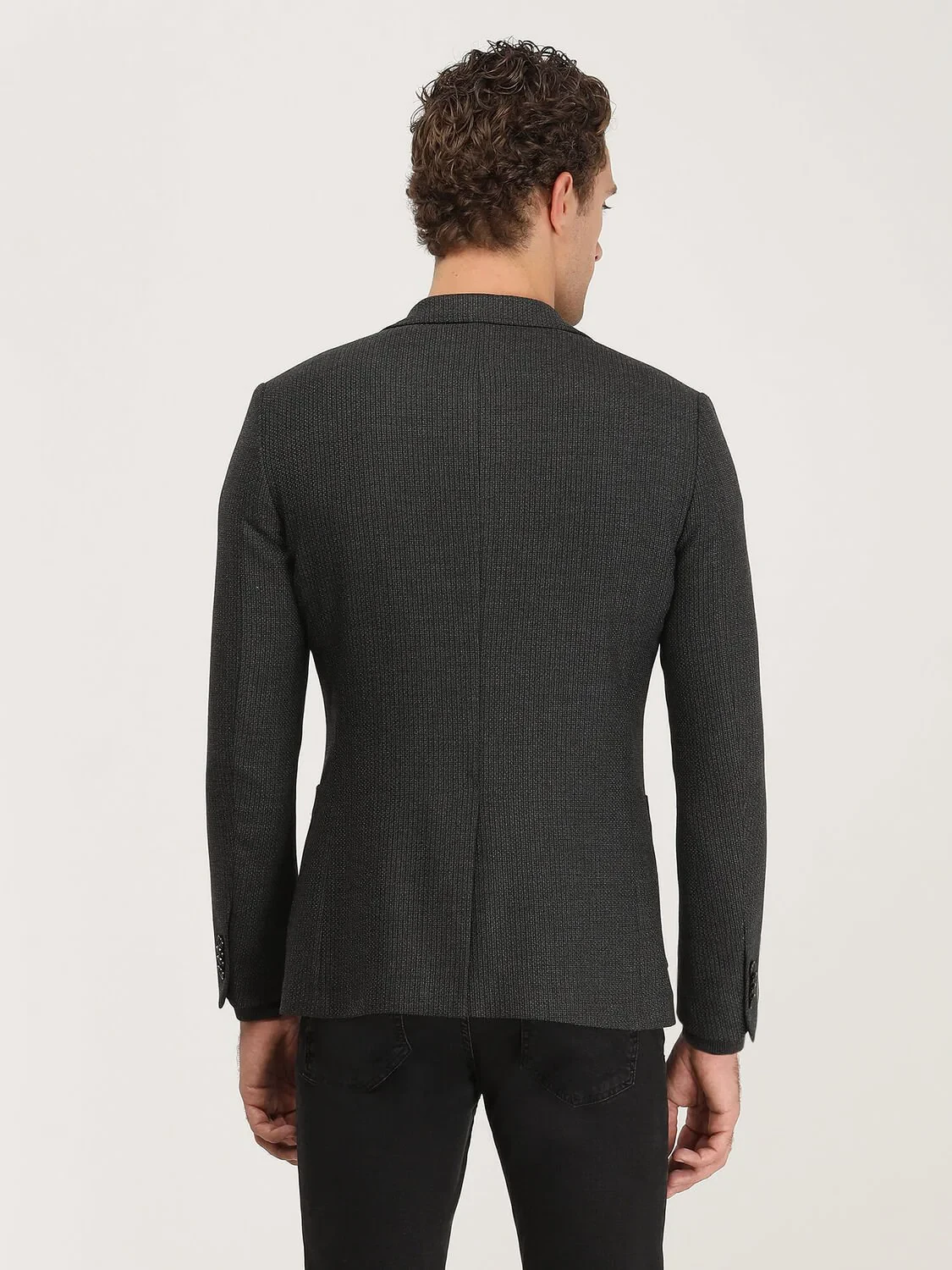 Hard Coal Striped Modern Fit Jacket - 7