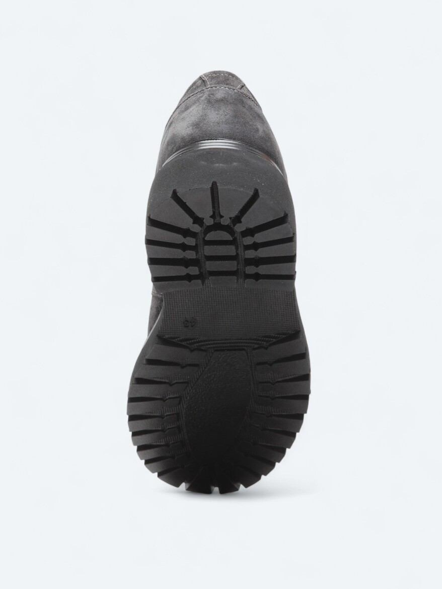 Hard Coal Suede Smart Casual Shoes - 4