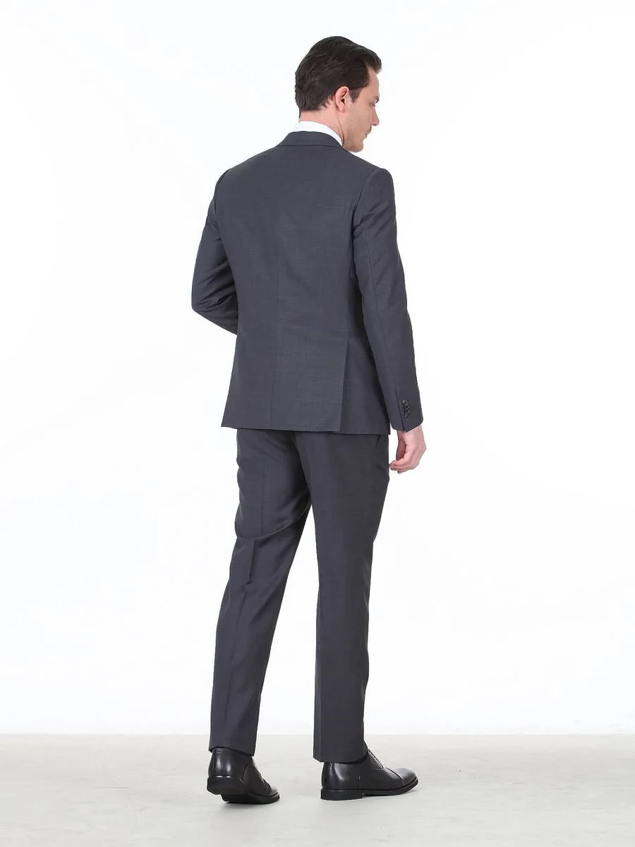 Hard Coal Suit With Waistcoat - 5