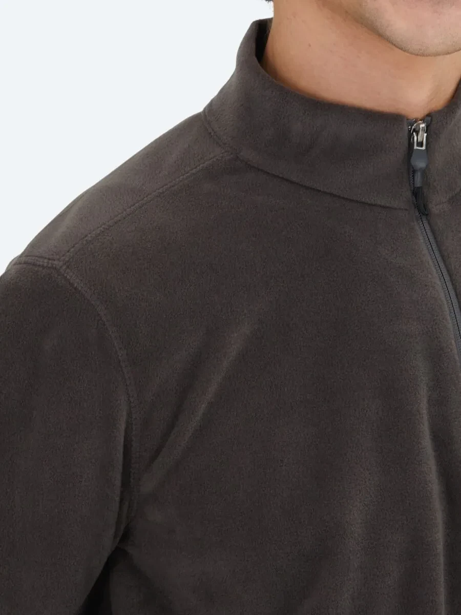 Hard Coal Turtleneck Plain Sweatshirt - 2