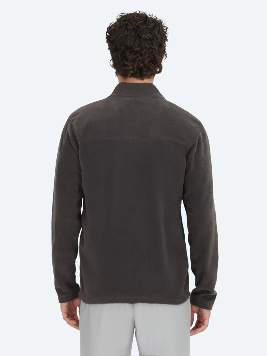 Hard Coal Turtleneck Plain Sweatshirt - 4