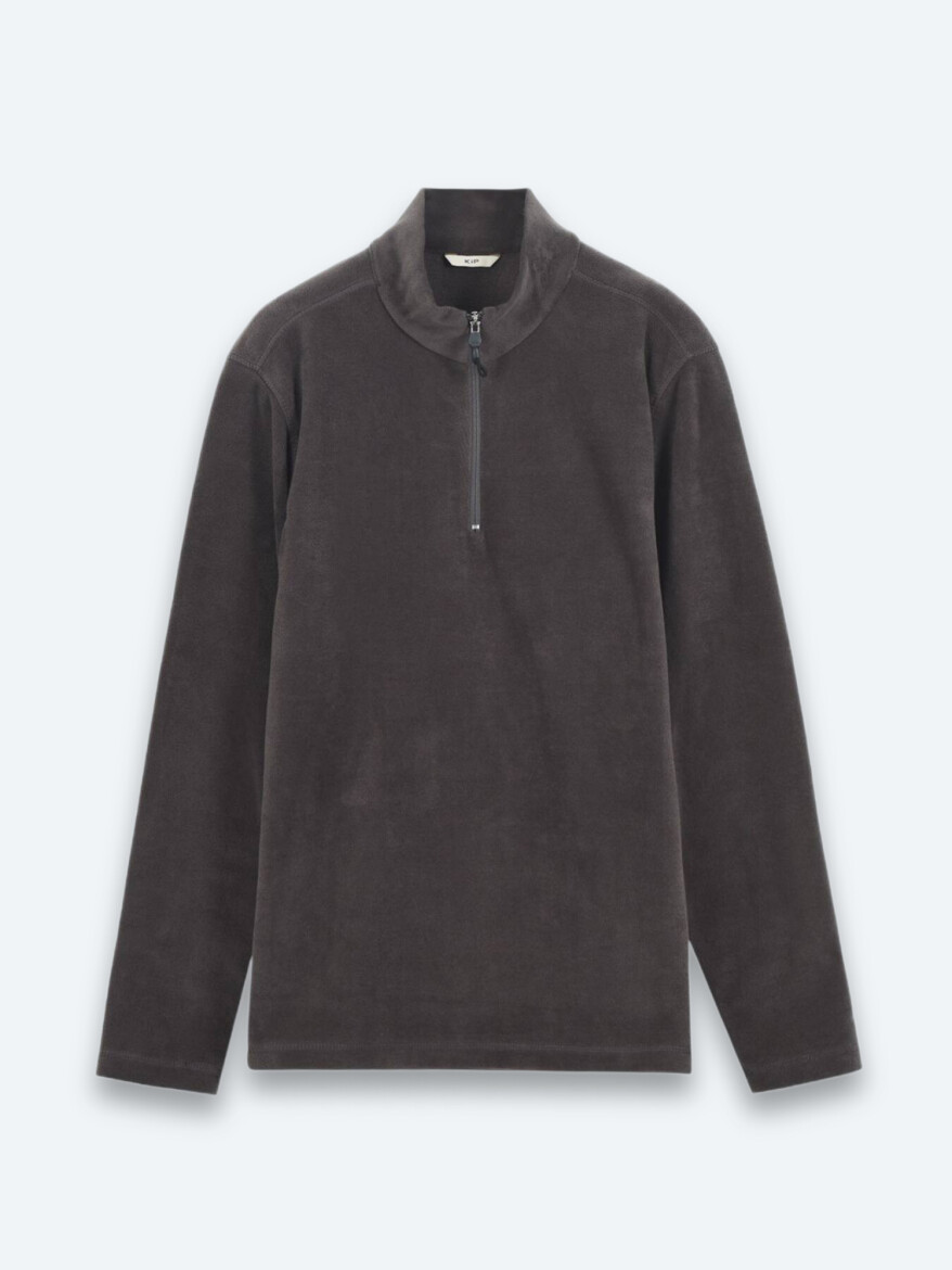 Hard Coal Turtleneck Plain Sweatshirt - 6