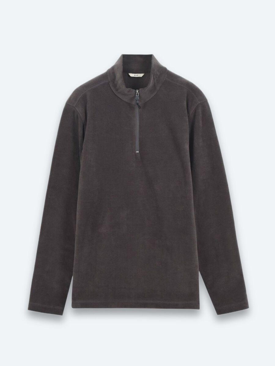 Hard Coal Turtleneck Plain Sweatshirt - 6