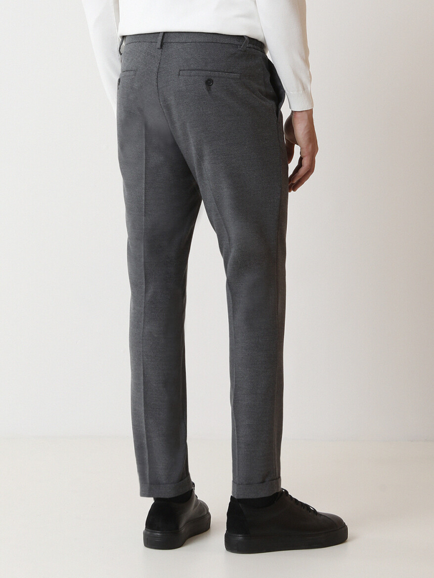 Hard Coal Weaving Jogging Fit Casual Trousers - 4