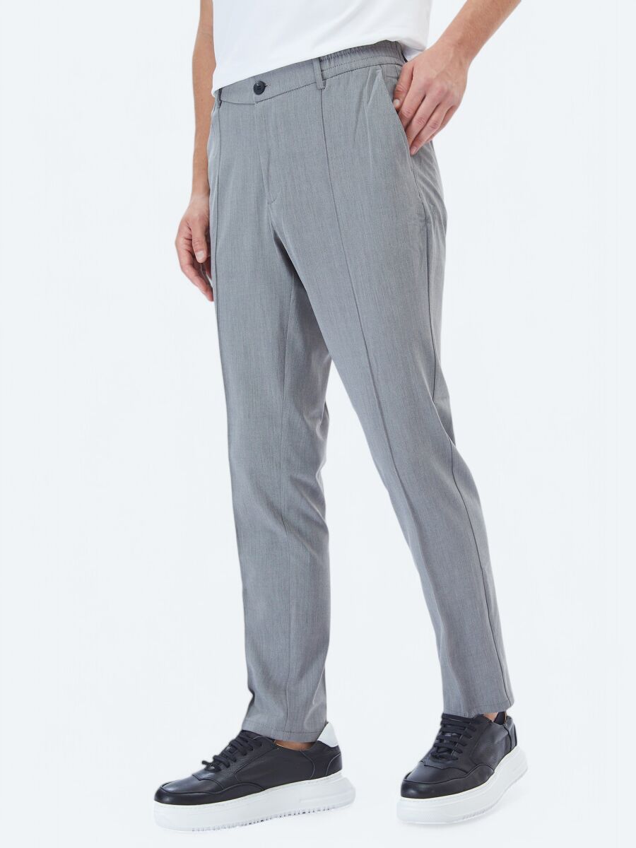 Hard Coal Weaving Jogging Fit Casual Trousers - 3