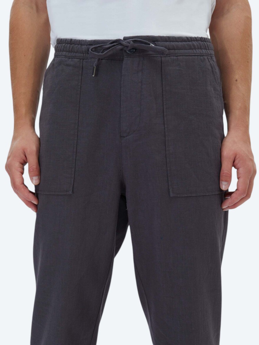 Hard Coal Weaving Jogging Fit Casual Trousers - 3