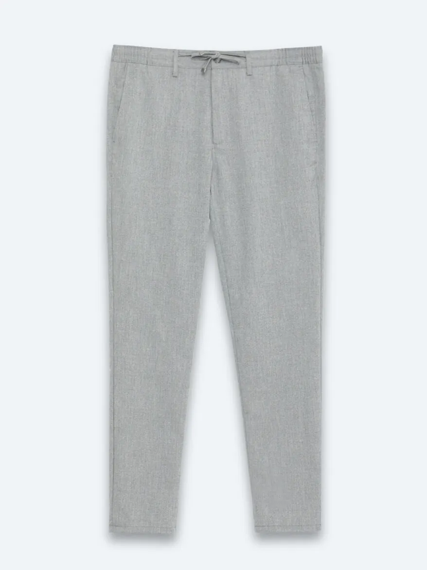 Hard Coal Weaving Jogging Fit Casual Trousers - 7