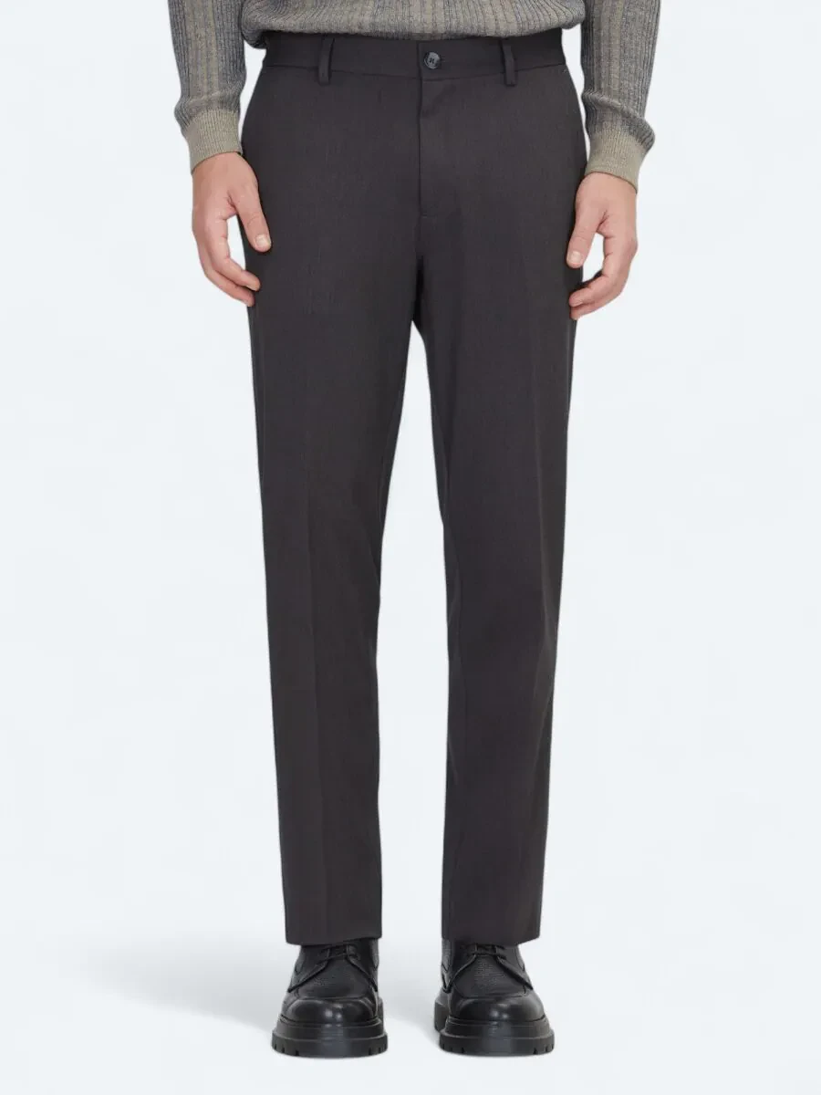 Hard Coal Weaving Jogging Fit Recycled Casual Trousers - 2