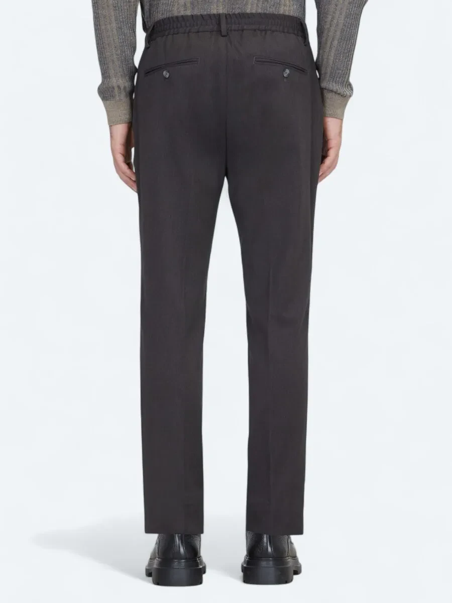 Hard Coal Weaving Jogging Fit Recycled Casual Trousers - 5