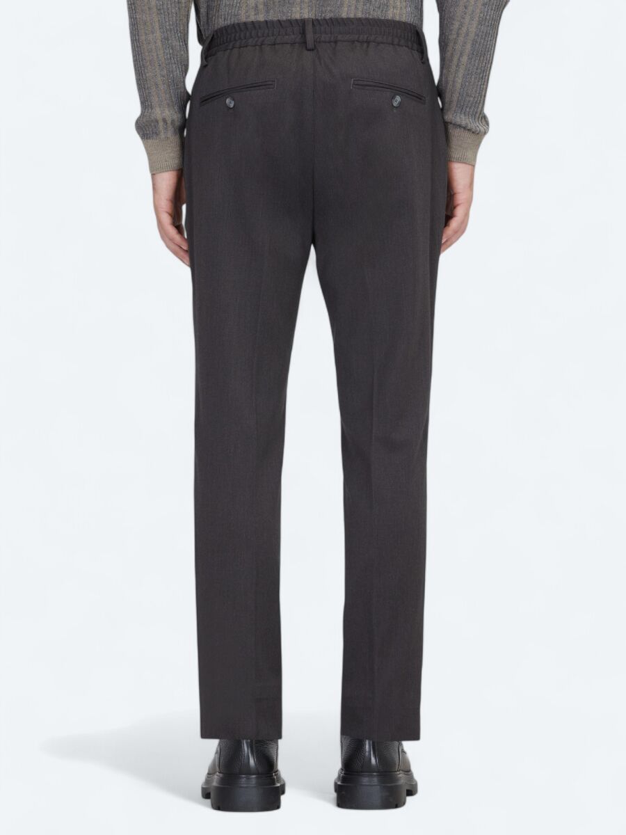 Hard Coal Weaving Jogging Fit Recycled Casual Trousers - 5