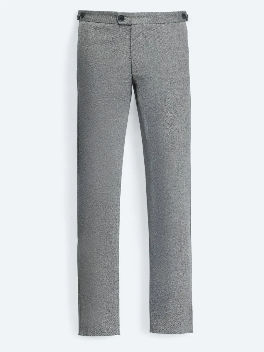 Hard Coal Weaving Regular Fit Casual Trousers - 6