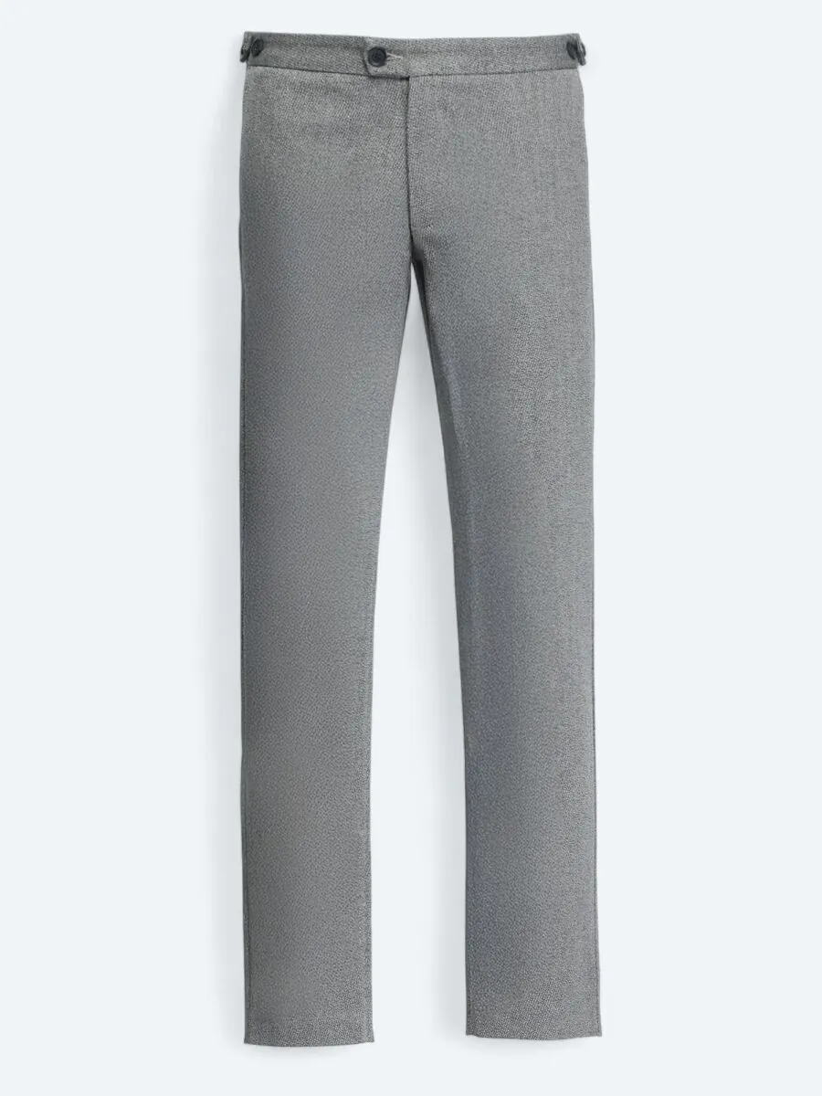 Hard Coal Weaving Regular Fit Casual Trousers - 6