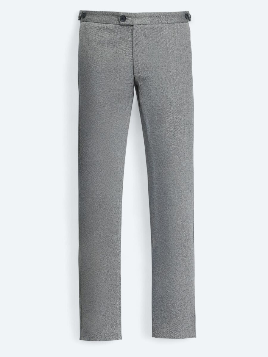 Hard Coal Weaving Regular Fit Casual Trousers - 6