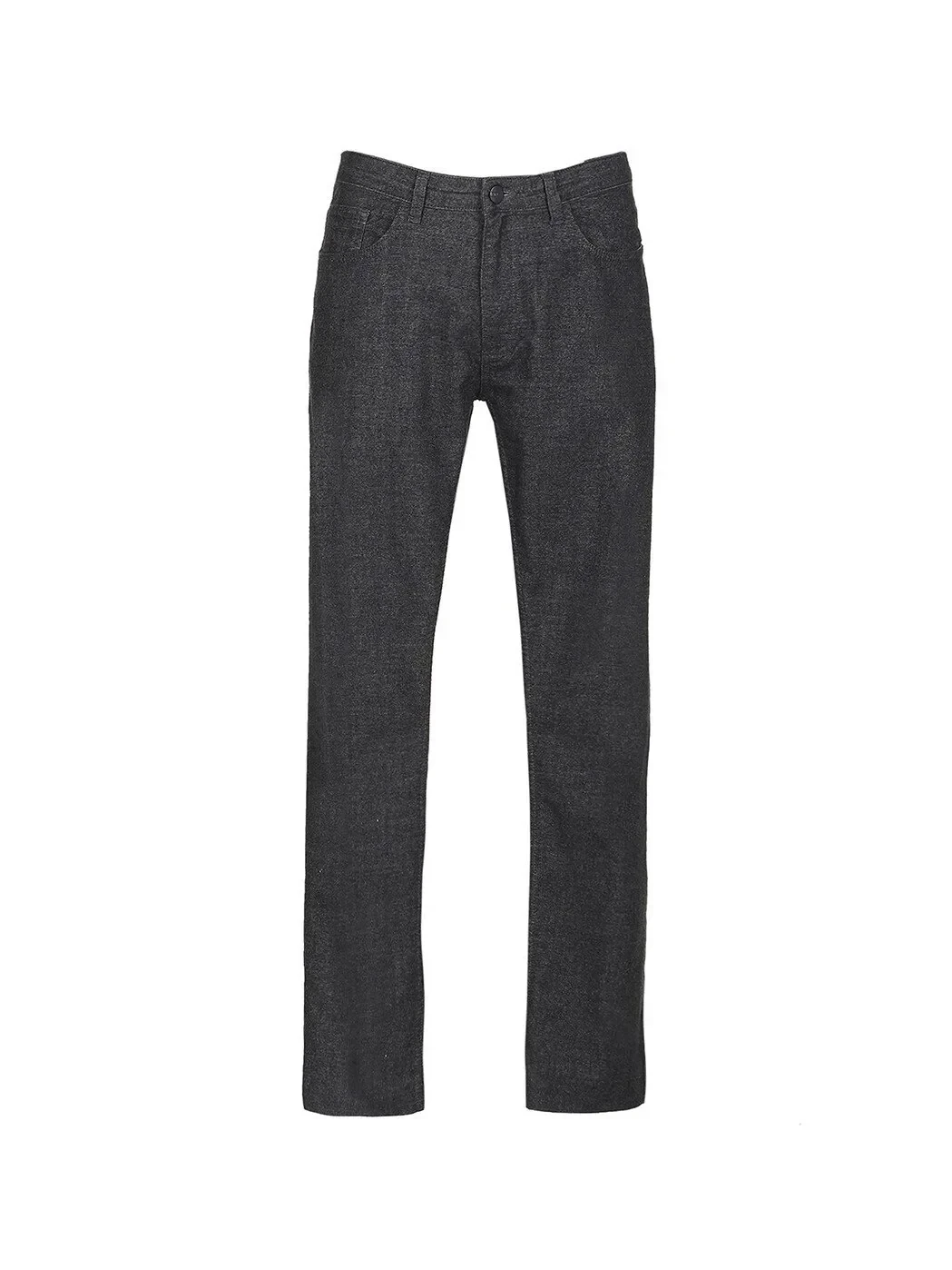 Hard Coal Weaving Slim Fit Casual Cotton Blended Trousers - 5