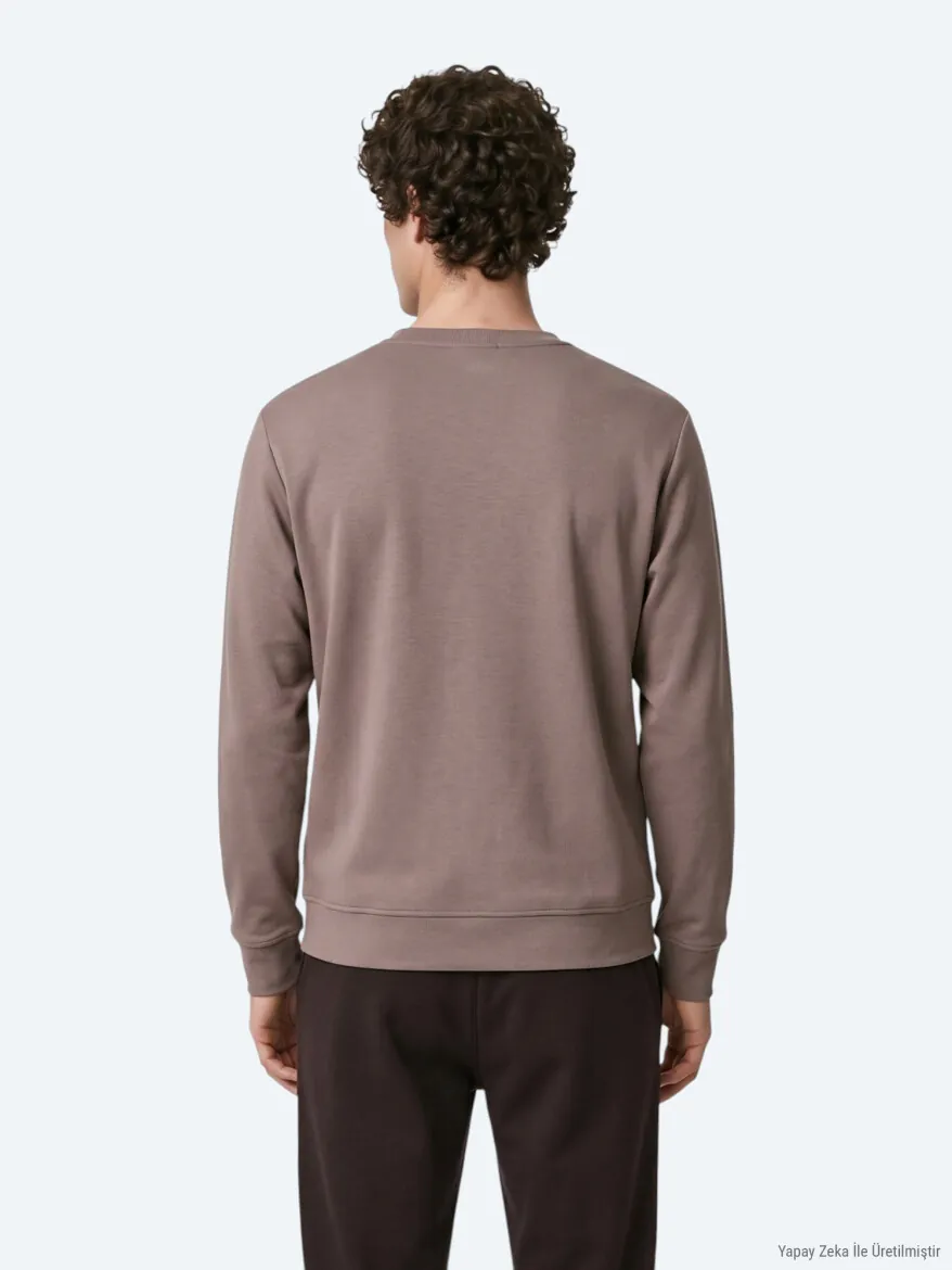 Hazelnut Plain Sweatshirt - 6