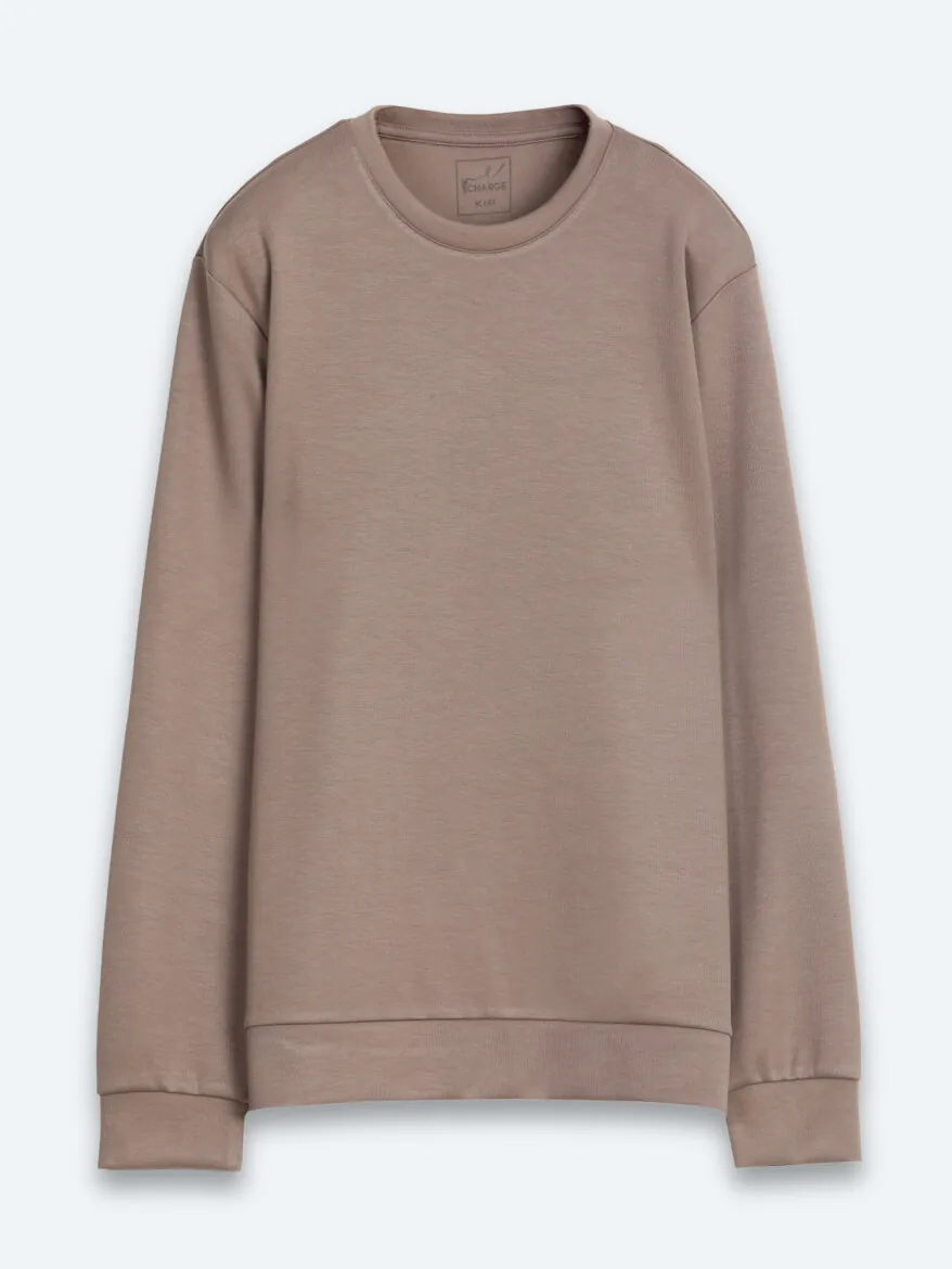 Hazelnut Plain Sweatshirt - 7