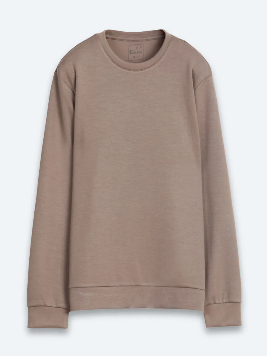 Hazelnut Plain Sweatshirt - 7