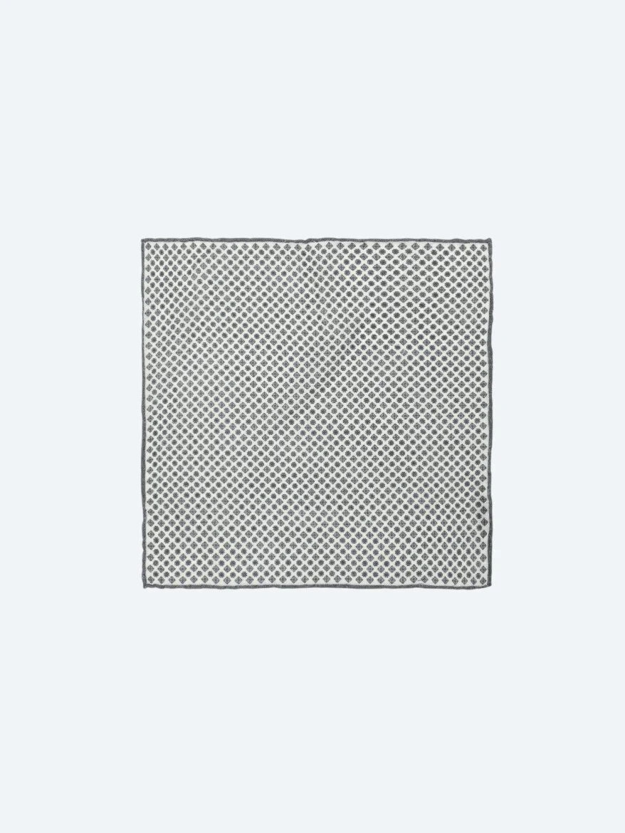 Indigo %100 Yün Handkerchief 