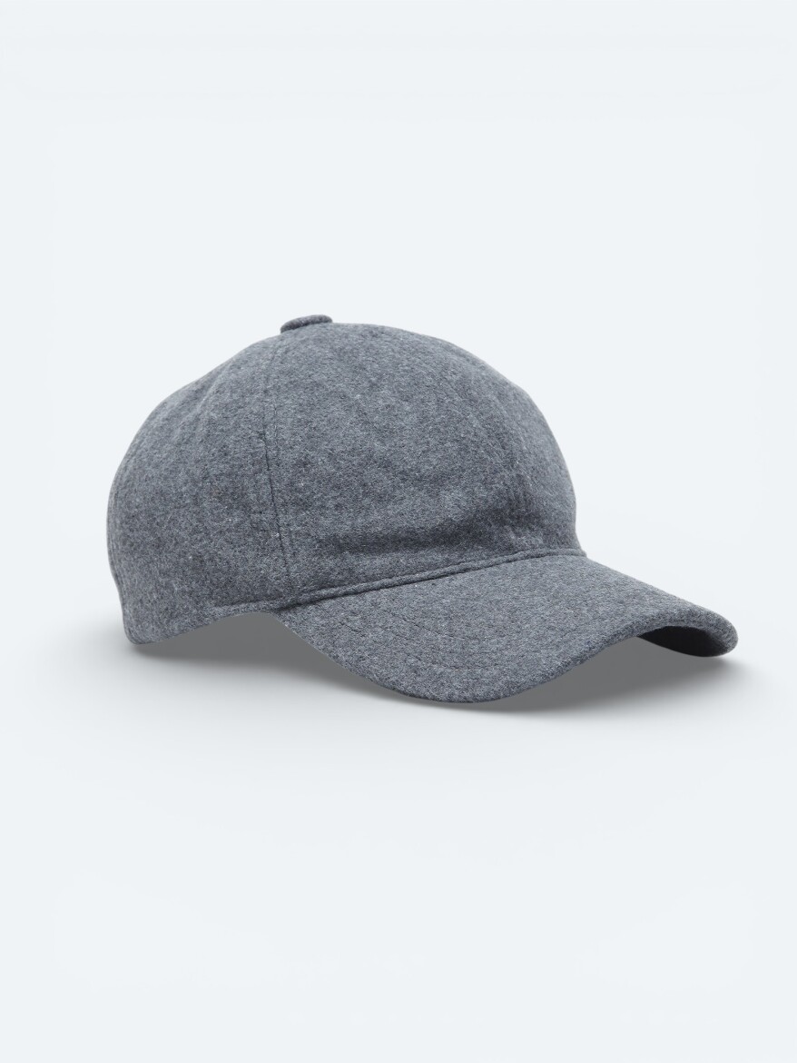 Indigo %50 Polyester ,%50 Yün Hat - 2