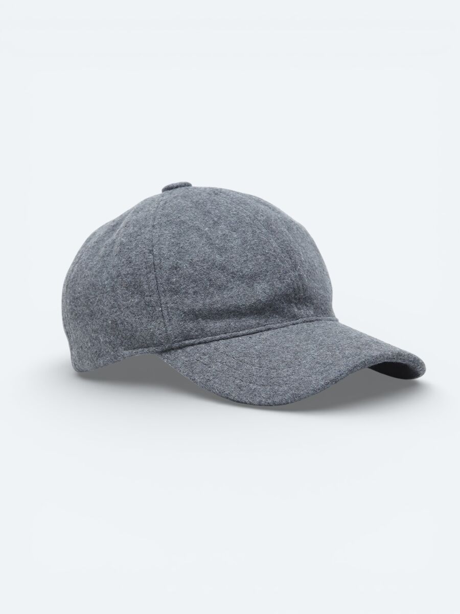 Indigo %50 Polyester ,%50 Yün Hat - 2