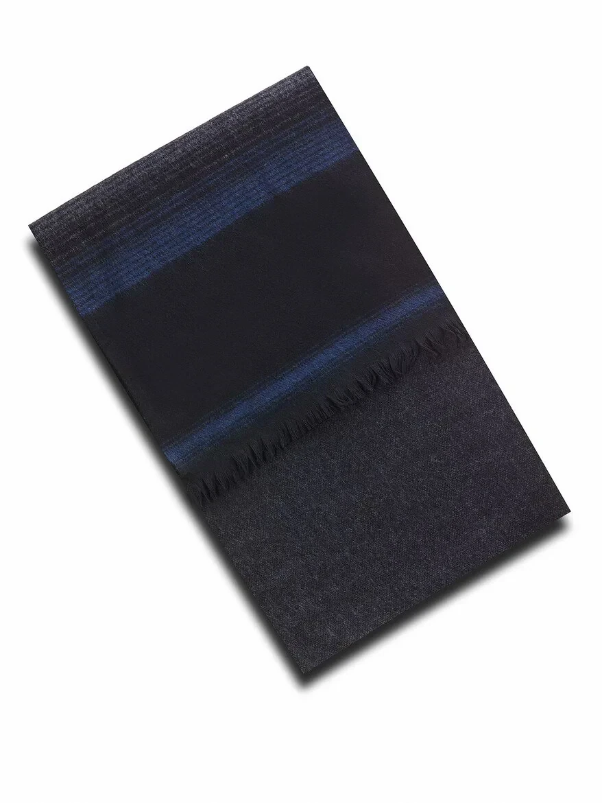 Indigo %65 Akrilik ,%35 Yün Scarf - 1