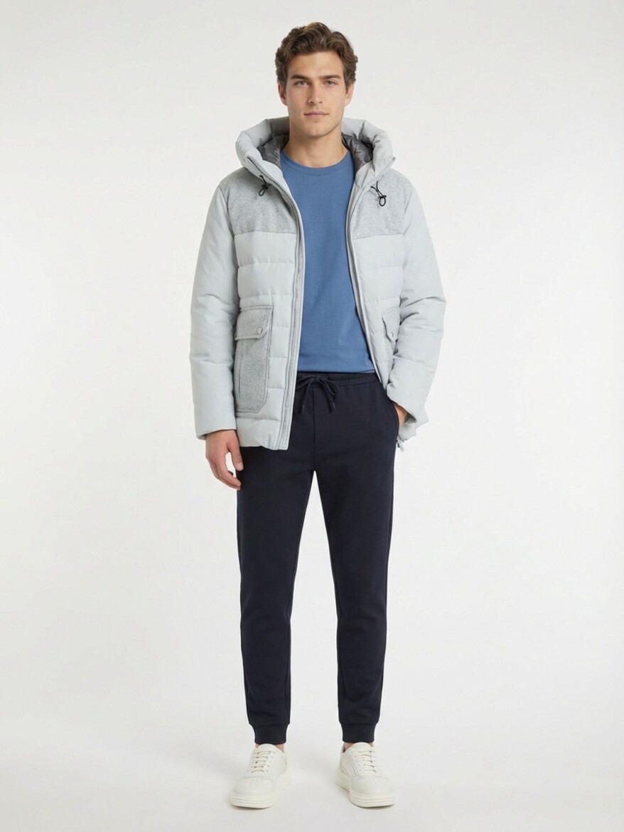 Indigo Crew Neck 100% Cotton T-Shirt - 3