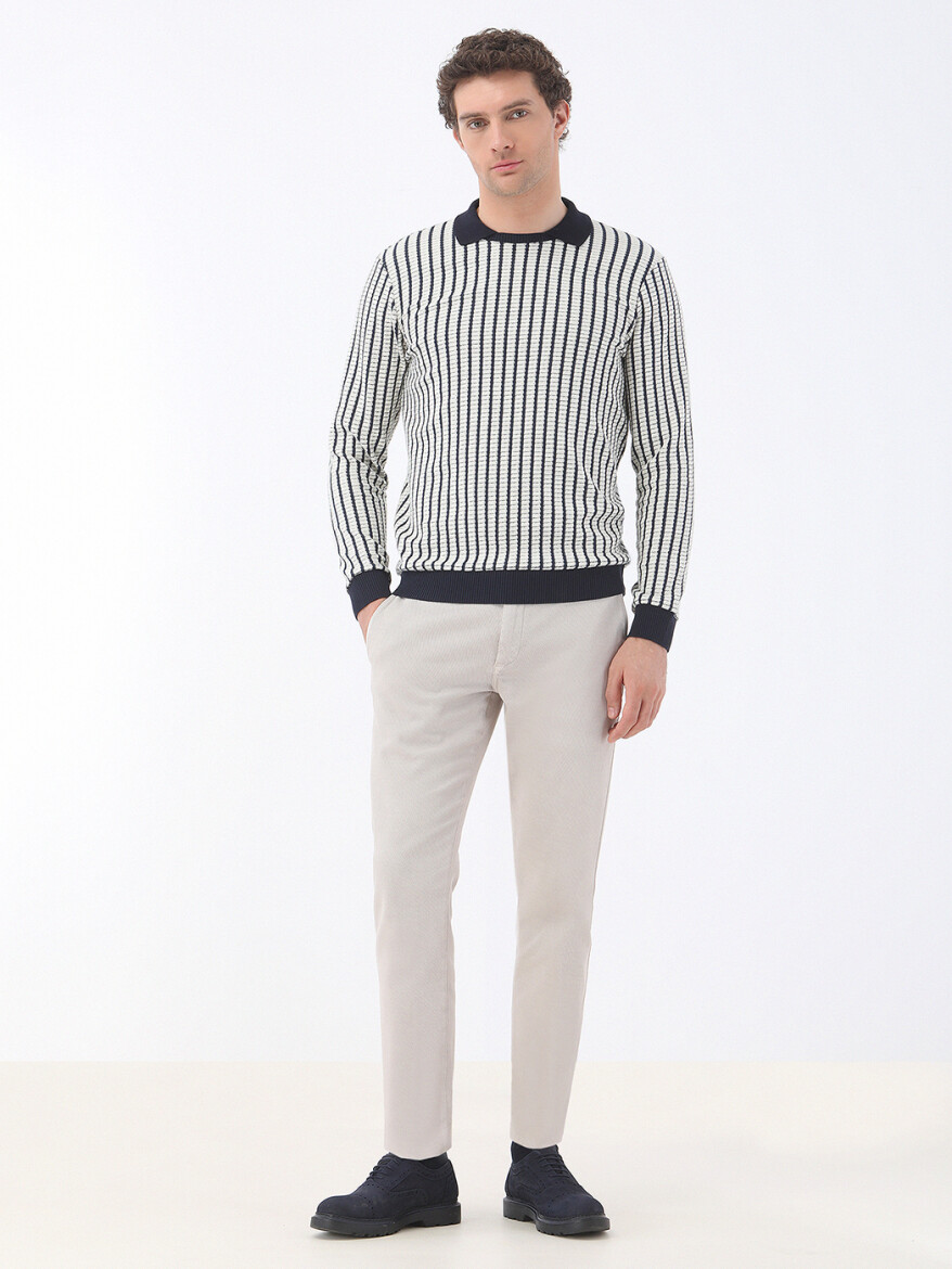 Indigo Crew Neck Sweatshirt - 2