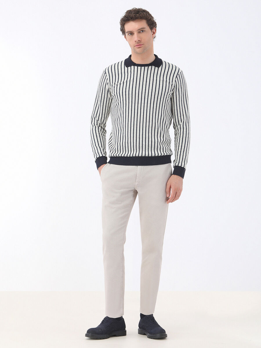 Indigo Crew Neck Sweatshirt - 2