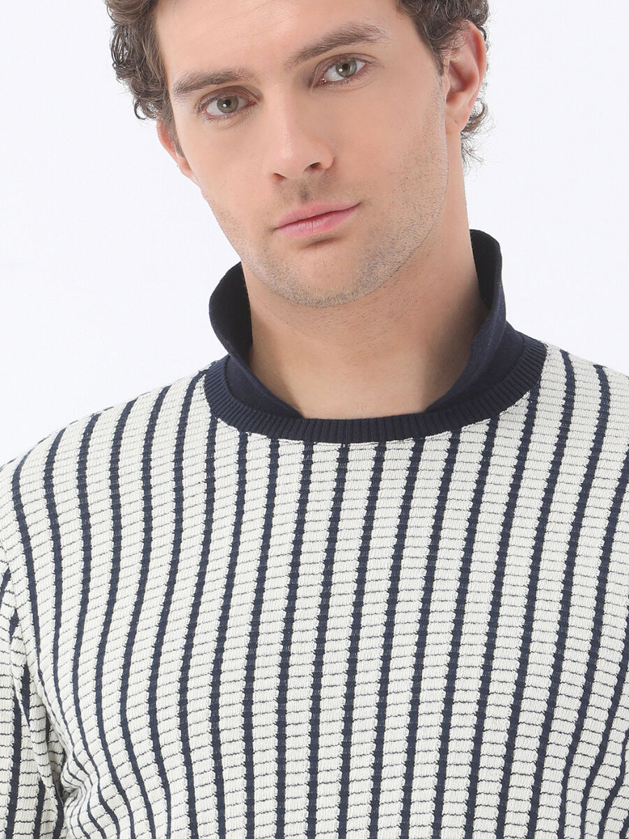 Indigo Crew Neck Sweatshirt - 3