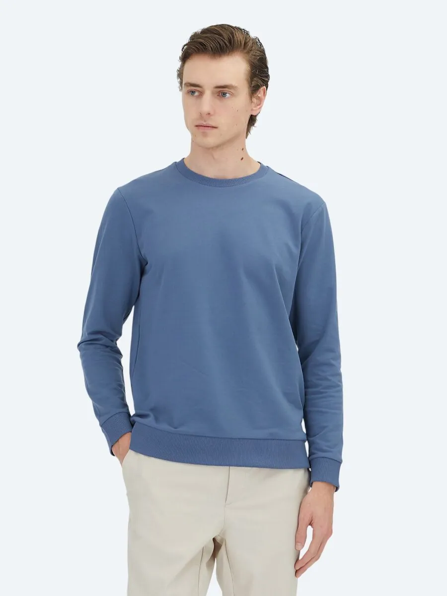 Indigo Crew Neck Sweatshirt - 1
