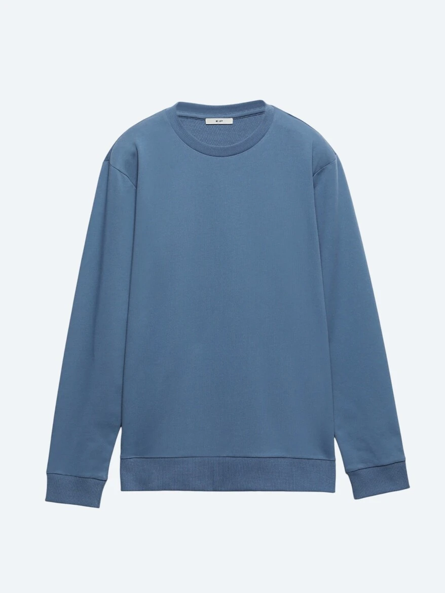 Indigo Crew Neck Sweatshirt - 6