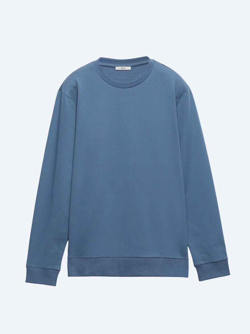 Indigo Crew Neck Sweatshirt - 6