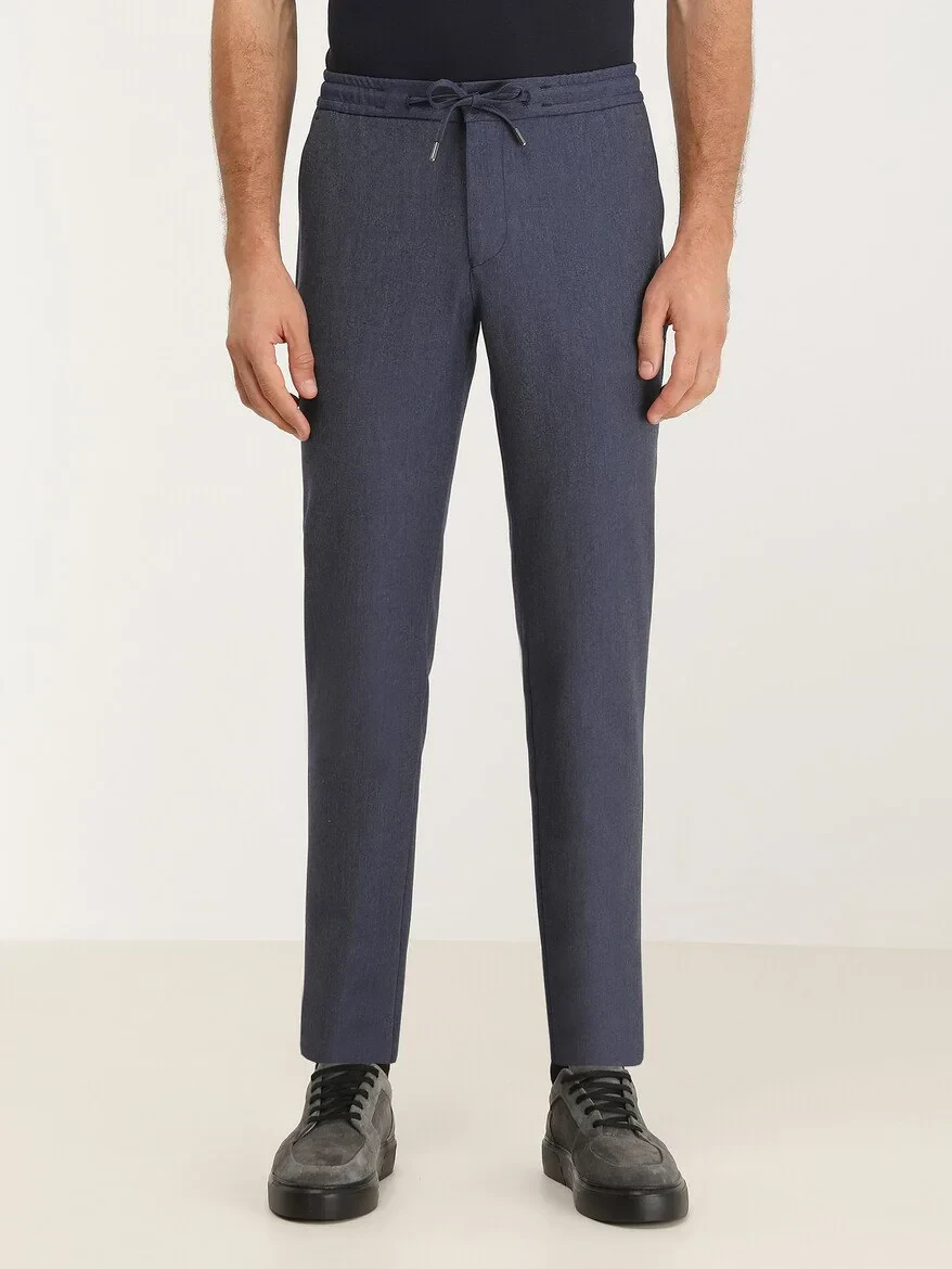 İndigo Dokuma Jogging Fit Casual Pantolon - KİP