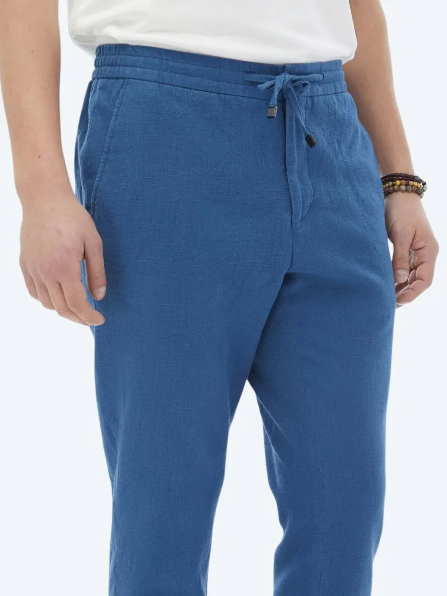İndigo Düz Modern Fit Takım Elbise - 13