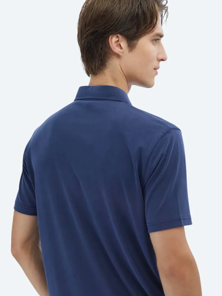 İndigo Düz Regular Fit Casual Gömlek - 5