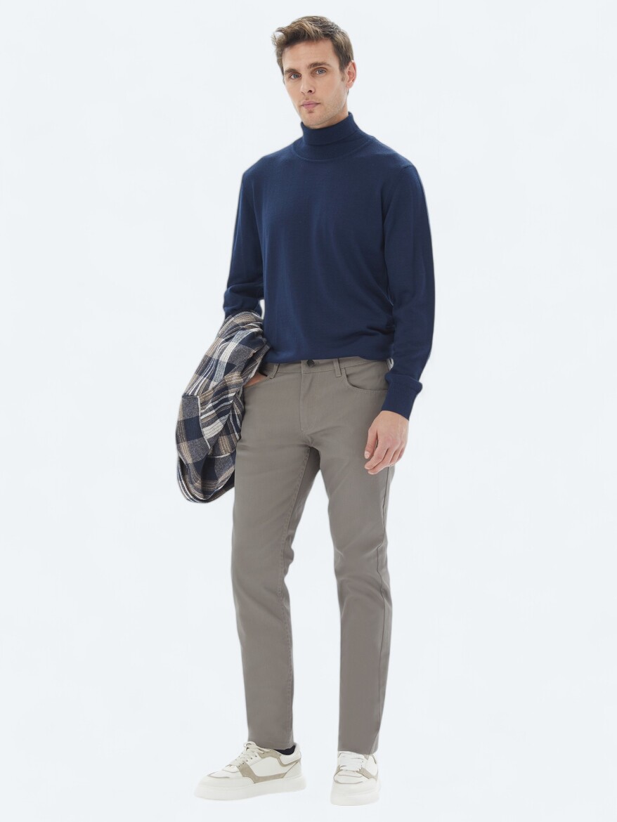 Indigo Knitwear Sweatshirt - 2