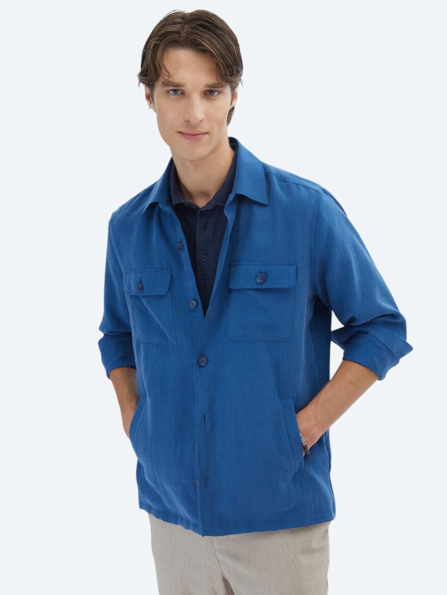 Indigo Overshirt - 3