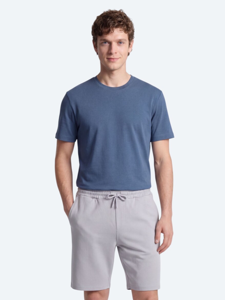 Indigo Plain T-Shirt 