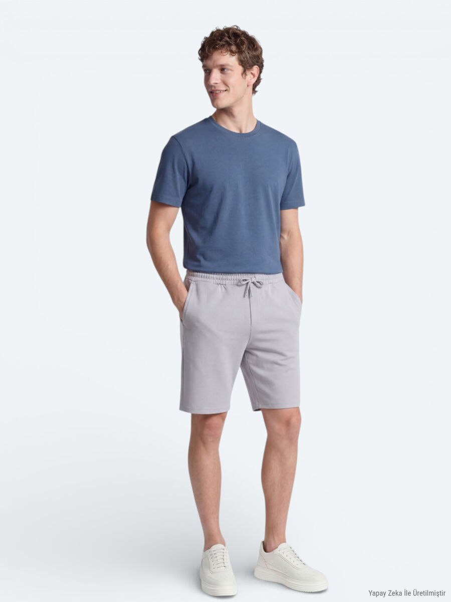 Indigo Plain T-Shirt - 2
