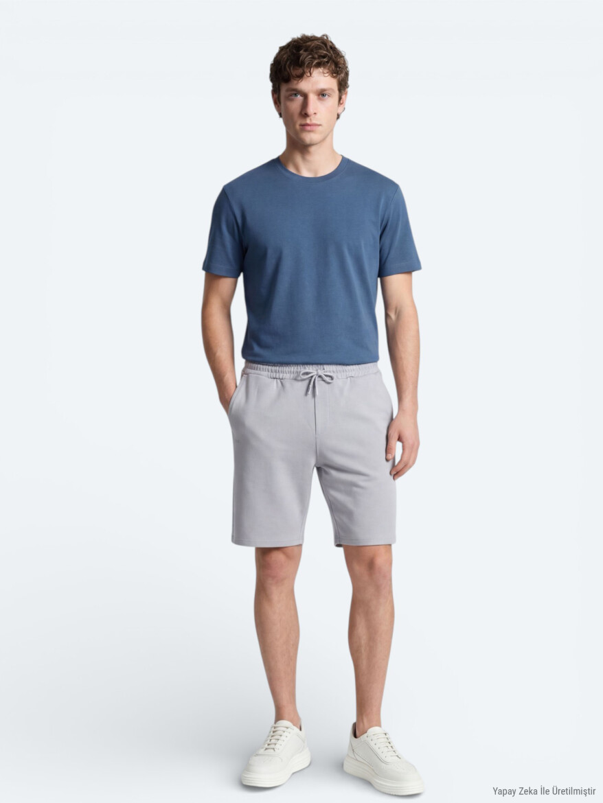 Indigo Plain T-Shirt - 3