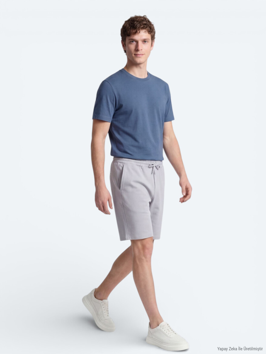 Indigo Plain T-Shirt - 4