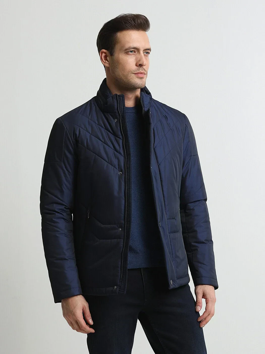 Indigo Regular Fit Blazer - 2