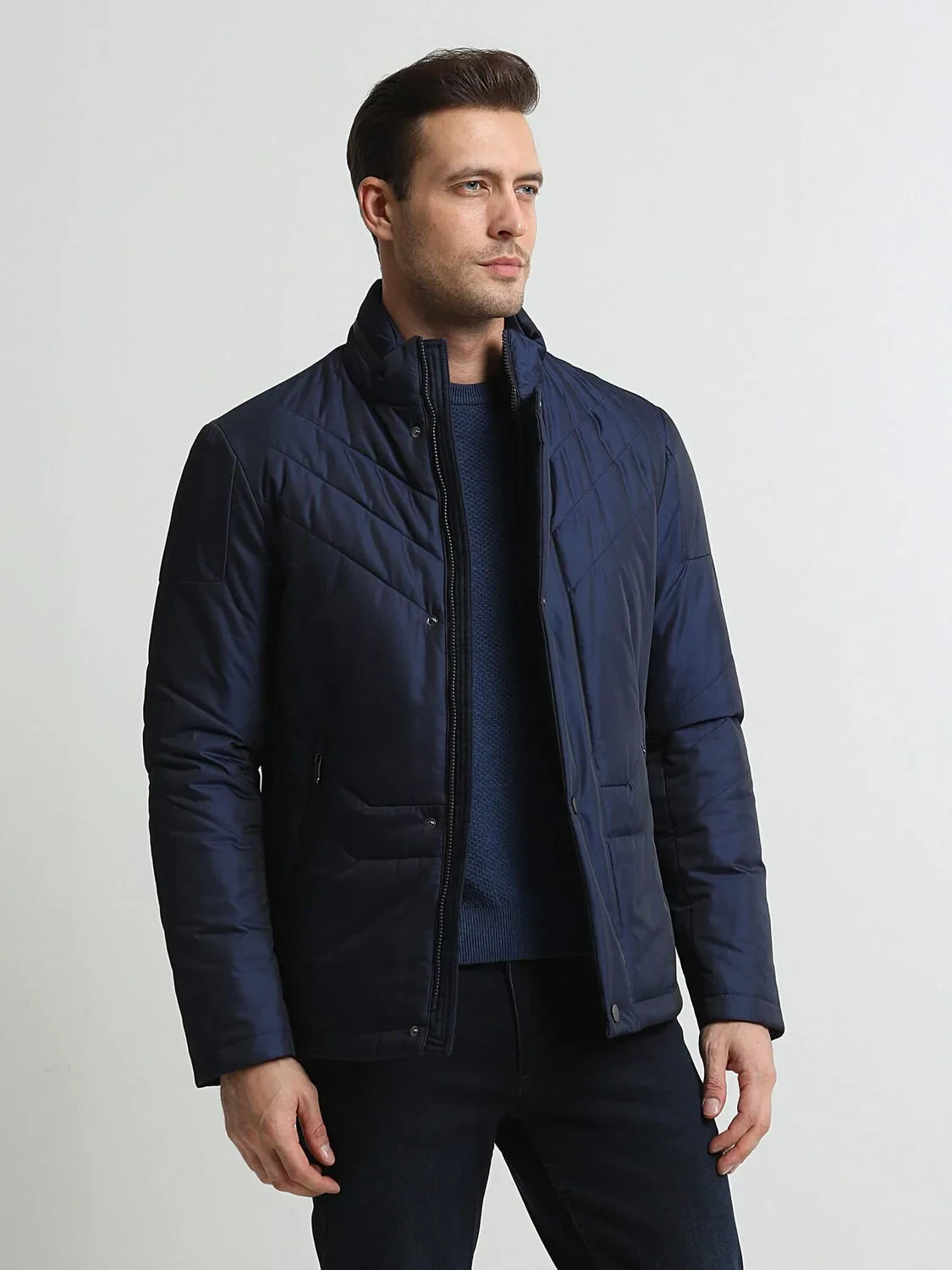 Indigo Regular Fit Blazer - 2