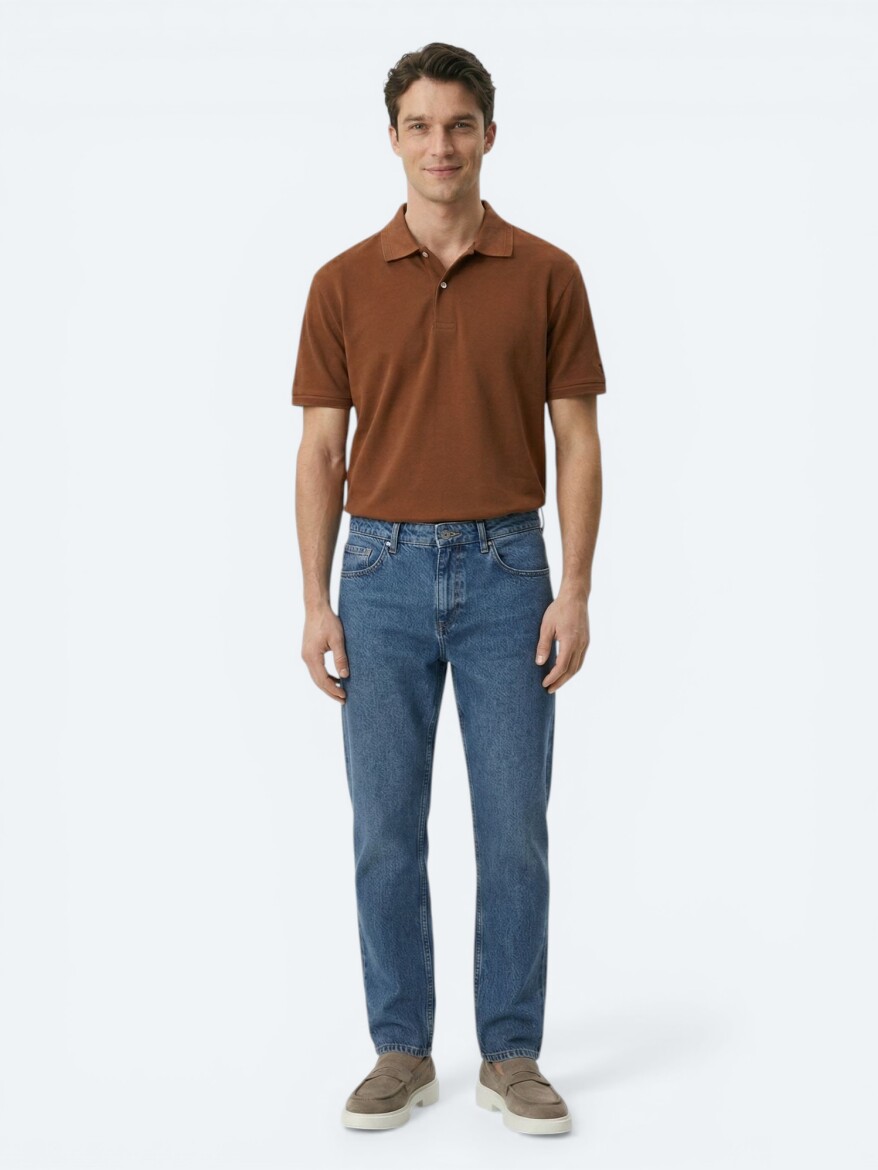 İndigo Relaxed Fit Denim Pantolon - KİP