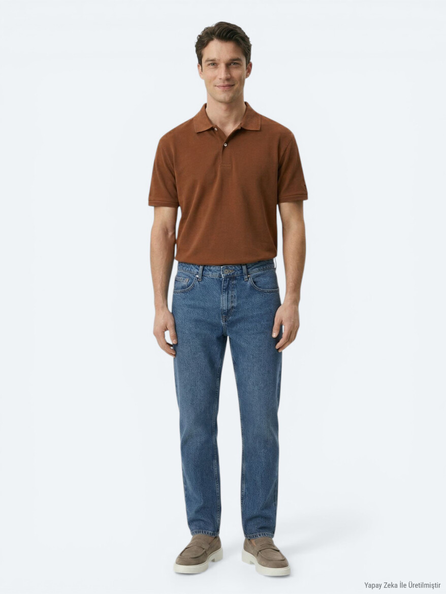 İndigo Relaxed Fit Denim Pantolon - KİP