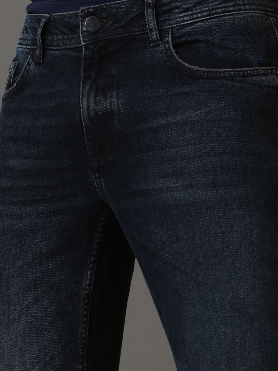 İndigo Slim Fit Denim Pamuk Karışımlı Pantolon - 2
